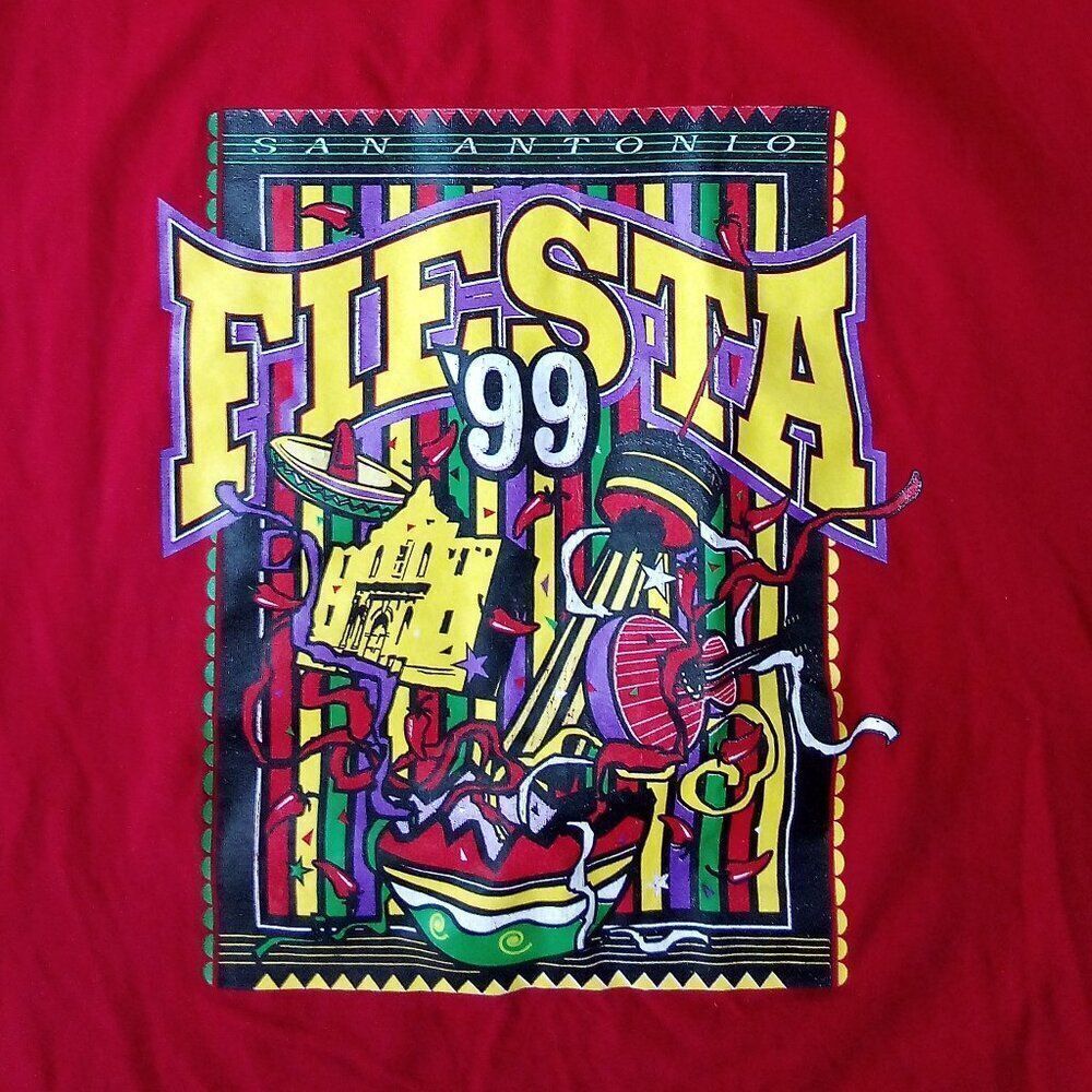 Vintage Fiesta San Antonio 1999 T-Shirt